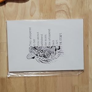 6x9 in. Soft cover notebook/journal, Inspirational Girl Power Quote- NWOT